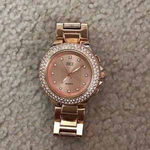 BKE rose gold watch